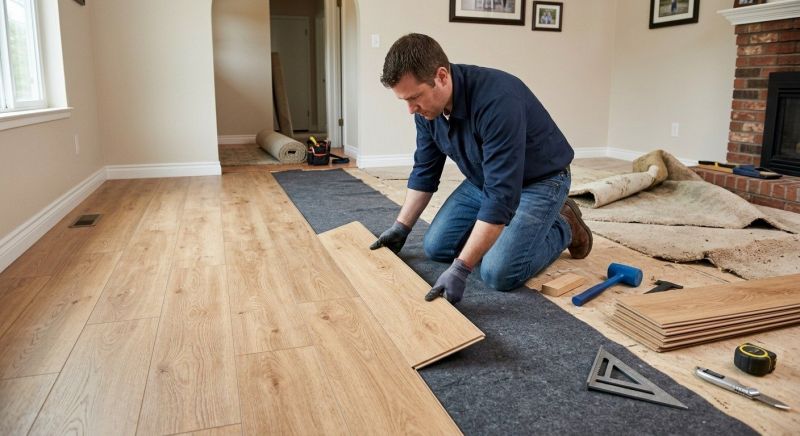 Laminate Floor Remodeling in West Columbia, SC