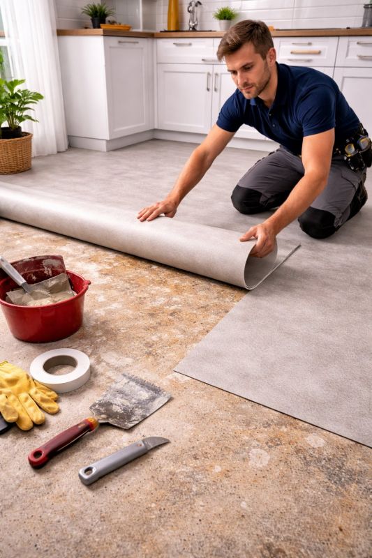 Linoleum Floor Installation in Irmo, SC